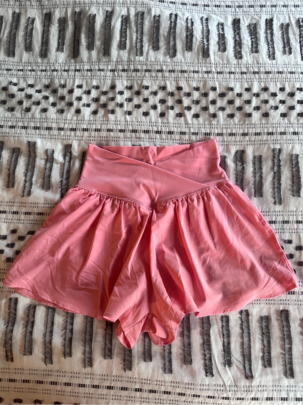 Aerie Offline Real Me Crossover Flowy Short in Pink